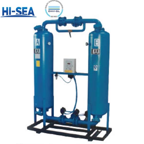 No heat regenerative adsorption dryer